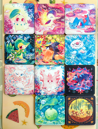 Pokemon coasters